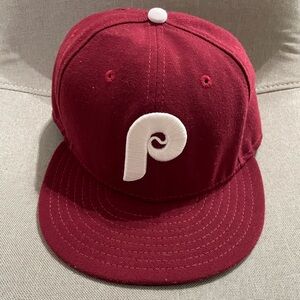 Philadelphia Phillies MLB New Era 59fifty Cap Stretch Flex Fit Men's